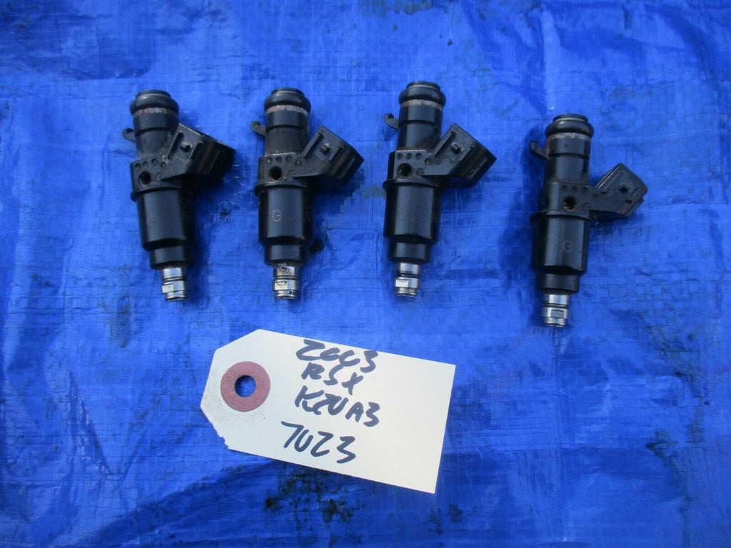 02-04 Acura RSX base K20A3 fuel injector set OEM SA27 ABG 7023