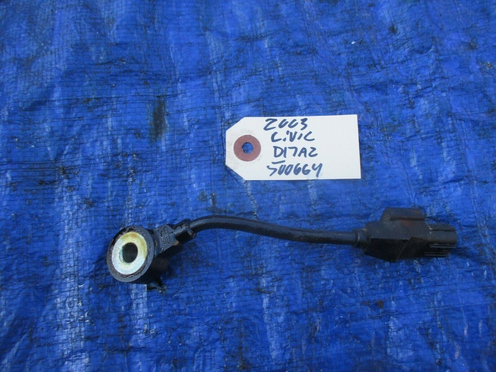 01-05 Honda Civic D17A1 knock sensor assembly engine motor OEM D17 500664