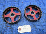 99-00 Honda Civic SIR SI B16A2 OEM camshaft cam gears PR3 GSR set B18 VTEC B16 P