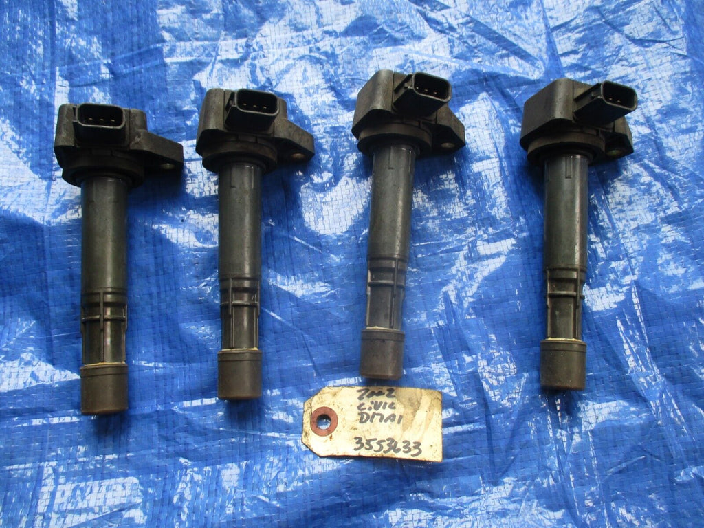 01-05 Honda Civic D17A2 VTEC ignition coil set OEM D17 SOHC D17A1 engine motor 3