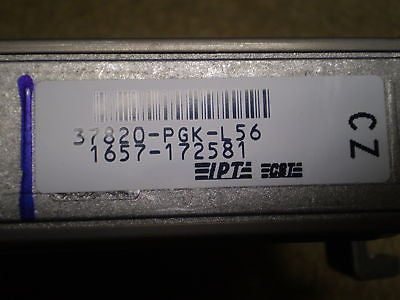 01-02 Acura MDX ecm ecu computer 37820-PGK-L56 engine