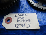 02-06 Acura RSX K20A3 camshaft cam gears set OEM engine motor K20A VTC gear 1231