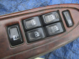 02-05 Chevy Trail Blazer driver master power window switch OEM 15085580 wood LH