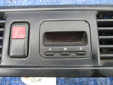 97-01 Honda CRV center vent bezel digital clock hazard switch assembly OEM