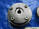 02-06 Acura RSX K20A3 camshaft cam gears set OEM engine motor K20A VTC gear 1231
