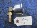 Russell fuel pressure gauge 650320 black face chrome case 0-100psi Honda Acura