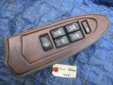 02-05 Chevy Trail Blazer driver master power window switch OEM 15085580 wood LH