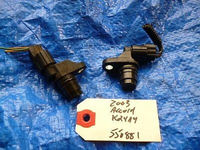 03-05 Honda Accord K24A4 k24 camshaft position sensor cam pair set OEM 550881