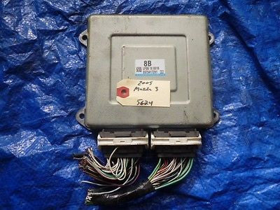 2005 Mazda 3 engine computer ecu E6T54172H1 transmission LFG6 18 881B 8B OEM