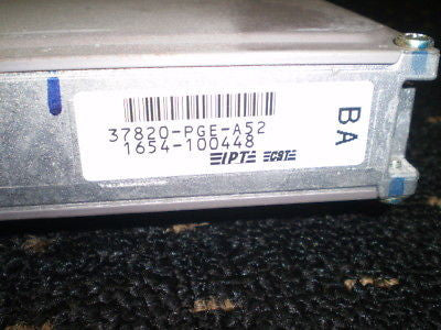 01 Acura CL Type S computer ECM 3.2L 37820-PGE-A52 ECU