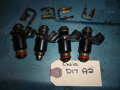 01-05 Honda Civic fuel injector set engine motor OEM 16450-PLD-003 D17 D17A2