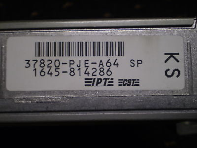 02-03 ACURA TL 3.2L COMPUTER ECM 37820-PJE-A64 ECU
